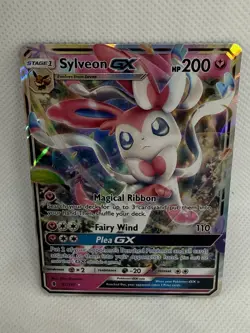 Sylveon GX 92/145 Sun & Moon Guardians Rising Near Mint Pokemon Card - Image 3