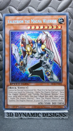 | Yugioh Valkyrion the Magna Warrior SBCB-EN022 1st Secret Rare NM 🔥 | - Image 1