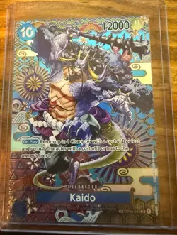 Bandai One Piece Card Game Kaido OP04-044 Awakening Era SP SR Alt Art Foil - Image 1