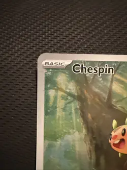 Chespin 087/086 Full Art Chaos Rising Pokemon Card - Image 2