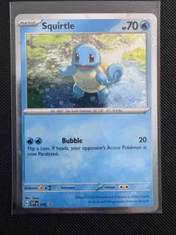 Squirtle - (Cosmos Holo) Holo Promo SV: Scarlet & Violet Promo Cards 048 LP - Image 1
