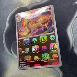 Rapidash 078/165 Master Ball - 151 sv2a Japanese - Pokemon Card Game - Image 4