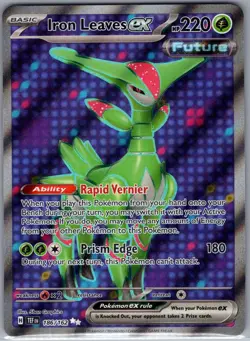 Iron Leaves ex 186/162 SV05: Temporal Forces - Pokemon Card - NM - Image 1