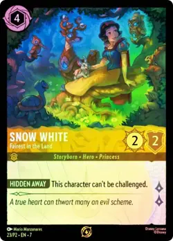Lorcana FOIL Snow White - Fairest in the Land (League) - Promotional Cards # - Image 1