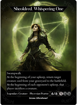 Sheoldred, Whispering One - Full Art Altered Art Custom Cards - Image 1