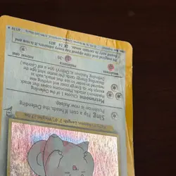 Clefairy 6/130 Holo Rare Base Set 2 Pokemon Card DMG Swirl - Image 5
