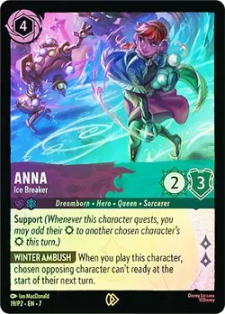 Lorcana FOIL Anna - Ice Breaker (Event Promo) - Promotional Cards # 019 - Image 1