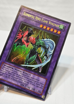 Elemental Hero Flame Wingman DR3-EN215 Ultra Rare Yugioh 7663 - Image 4