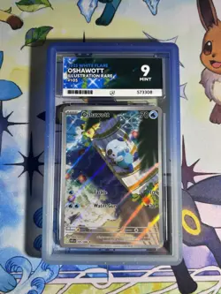 Oshawott Illustration Rare Pokemon White Flare Card 105/086 English Ace 9 - Image 1
