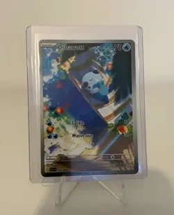 Pokemon TCG Oshawott 105/086 White Flare IR Holo, Pack fresh - Image 3