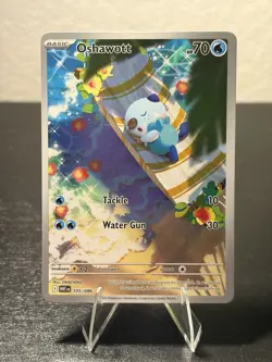 Oshawott 105/086 SV: White Flare Illustration Rare - Image 1