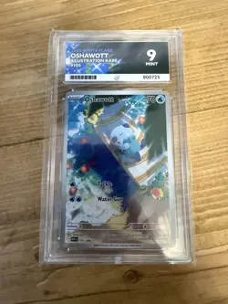 Oshawott 105/086 White Flare Illustration Rare MINT ACE 9 2025 Pokemon TCG - Image 1