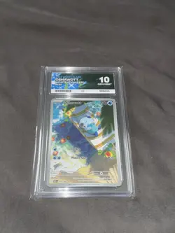 Pokemon TCG Oshawott 105/086 Illustration Rare White Flare Gem Mint Ace 10 - Image 1