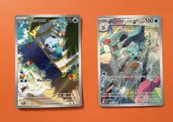 Oshawott 105/086 SV English Pokemon White Flare Illustration Rare - Image 1