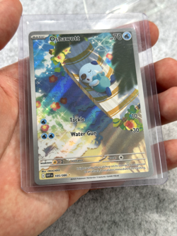 Oshawott 105/086 SV: White Flare Pokemon Card NM - Image 2