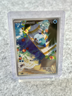 Oshawott 105/086 SV: White Flare Pokemon Card NM - Image 3
