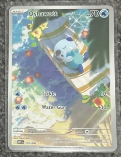Oshawott 105/086 - Pokemon - White Flare - NM - OKACHEKE - Image 1
