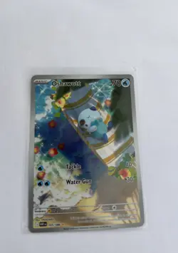 Cute Sleeping Oshawott 105/086 Pokemon TCG SV: White Flare - IR - NM - Image 1