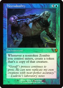 MTG FOIL Necroduality Retro - Innistrad Remastered #365 - Image 1