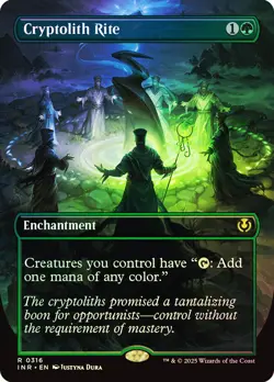 MTG FOIL Cryptolith Rite Borderless - Innistrad Remastered #316 - Image 1