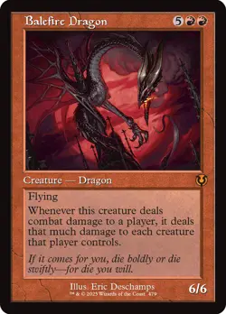 MTG Balefire Dragon Retro - Innistrad Remastered #479 - Image 1
