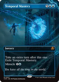 MTG Temporal Mastery Borderless - Innistrad Remastered #307 - Image 1