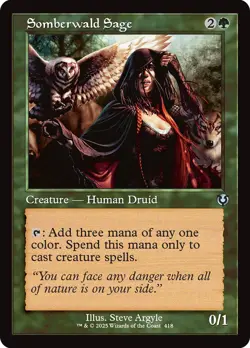 MTG Somberwald Sage Retro - Innistrad Remastered #418 - Image 1