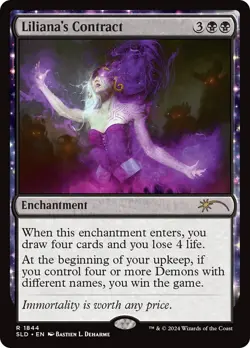 MTG Liliana's Contract - Secret Lair Drop #1844 - Image 1