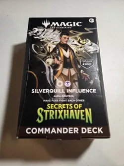 Magic The Gathering Secrets of Strixhaven Commander Deck - Silverquill Influence - Image 1