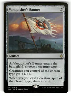 Vanquisher's Banner LP Ixalan 251 MTG Regular Rare - Image 1
