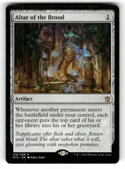 Altar of the Brood LP Khans of Tarkir 216 MTG Regular Rare - Image 1