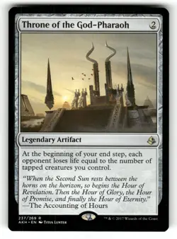 Throne of the God-Pharaoh LP Amonkhet 237 MTG Regular Rare - Image 1