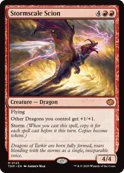 MTG Stormscale Scion - Tarkir: Dragonstorm #123 - Image 1
