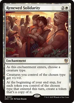 MTG Renewed Solidarity - Aetherdrift Commander #007 - Image 1