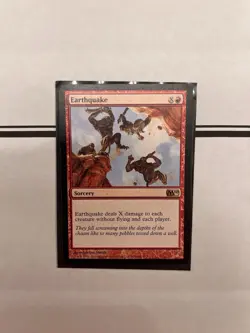 MTG Earthquake - Magic 2010 (M10) Heavily Played English - Image 1