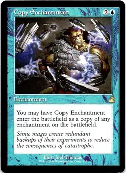 Copy Enchantment (Retro Frame) 312 Ravnica Remastered Magic: The Gathering NM - Image 1
