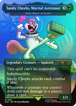 MTG FOIL Toski, Bearer of Secrets(Sandy Cheeks, Martial Astronaut) (SpongeBob) - Image 1