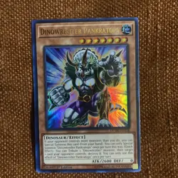 Yugioh Dinowrestler Pankratops DUDE-EN036 Ultra Rare 1st Edition NM - Image 1