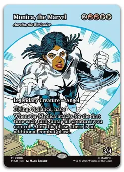 Monica, the Marvel - Aurelia, the Warleader (Borderless) NM Marvel Universe Eter - Image 1