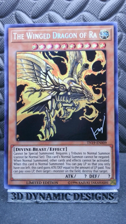 | Yugioh The Winged Dragon of Ra TN19-EN009 Prismatic Secret 2019 Tin NM 🔥 | - Image 1