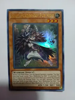 Yugioh Beat, Bladesman Fur Hire Ultra Rare MP19-EN247 1st Ed Near Mint - Image 1
