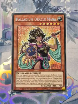 TN19-EN004 Palladium Oracle Mana Prismatic Secret Rare LTD Edition NM YuGiOh TCG - Image 1