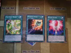 YUGIOH BOUND WAND + WONDER WAND + ONE-SHOT WAND COMMON 1ST ED NM (ABYR,SP14,BP03 - Image 1