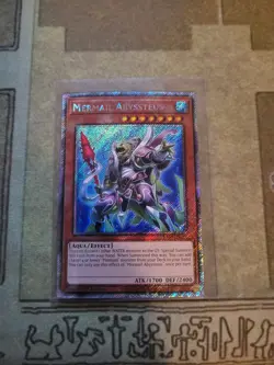 YUGIOH MERMAIL ABYSSTEUS RA03-EN007 PLATINUM 1ST ED NM - Image 1