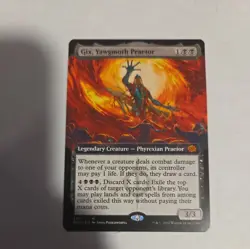 Gix, Yawgmoth Praetor (Extended Art) The Brothers' War Regular MTG NM Magic Card - Image 1
