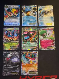 8x Pokemon RARE XY/Black/White Mid-Era EX/MEGA Card Lot LP-HP Conditions - Image 1
