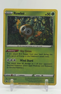 Rowlet 2/15 McDonalds Promo Light Play Pokemon Trading Card Game - Image 1