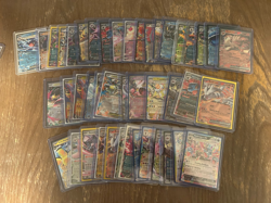 ✨ Pokemon Card Lot 50 Cards Includes 3 Reverse Holo, 2 Holo, and 1 EX. Fast Ship - Image 1