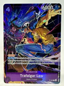 One Piece TCG Trafalgar Law Promo P-093 NM - Image 1