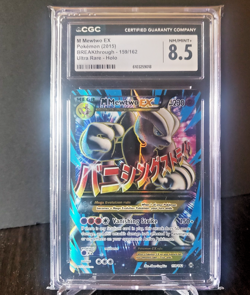 Pokemon Mewtwo EX TCG Breakthrough CGC 8.5 NM+ Card 159/162 English Full Art - Image 1